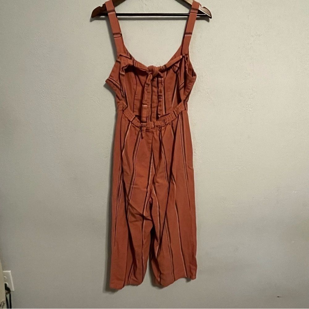 Cali 1850 Orange Jumpsuit with Open Back - Picture 6 of 7